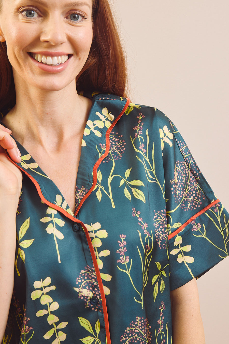 Novembertuin satijnen oversized pyjamaset